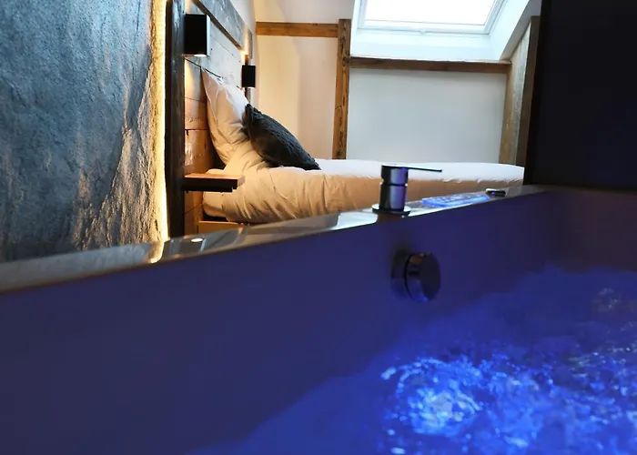 Superbe appartement, hypercentre au calme avec bain balnéo